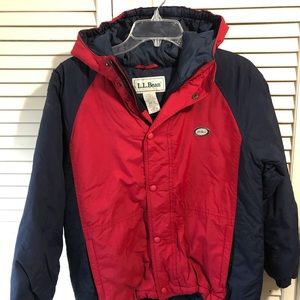 LL Bean Boys jacket, size Med 10/12
